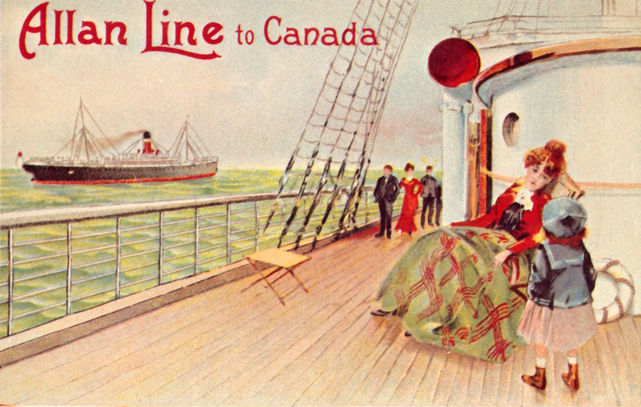 Allan Line nach Kanada, ca. 1900 von Unbekannt