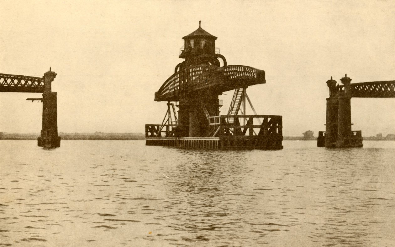 Alloa Schwingbrücke, 1930 von Unbekannt
