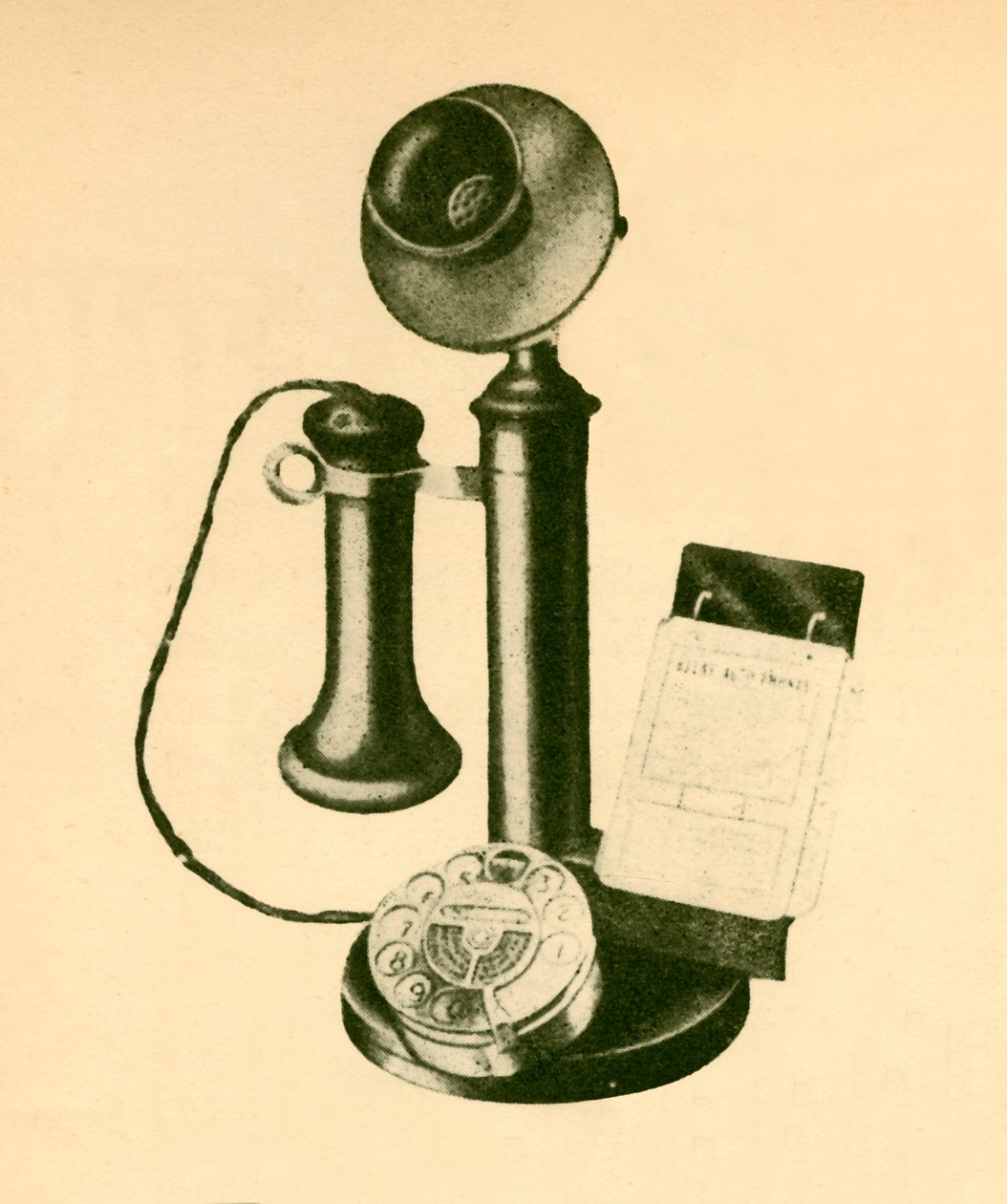 Ein automatischer Telefonempfänger, ca. 1930 von Unbekannt