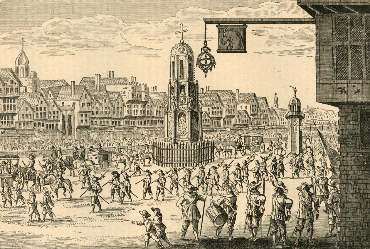 Alte Ansicht von Cheapside, 1897 von Unbekannt