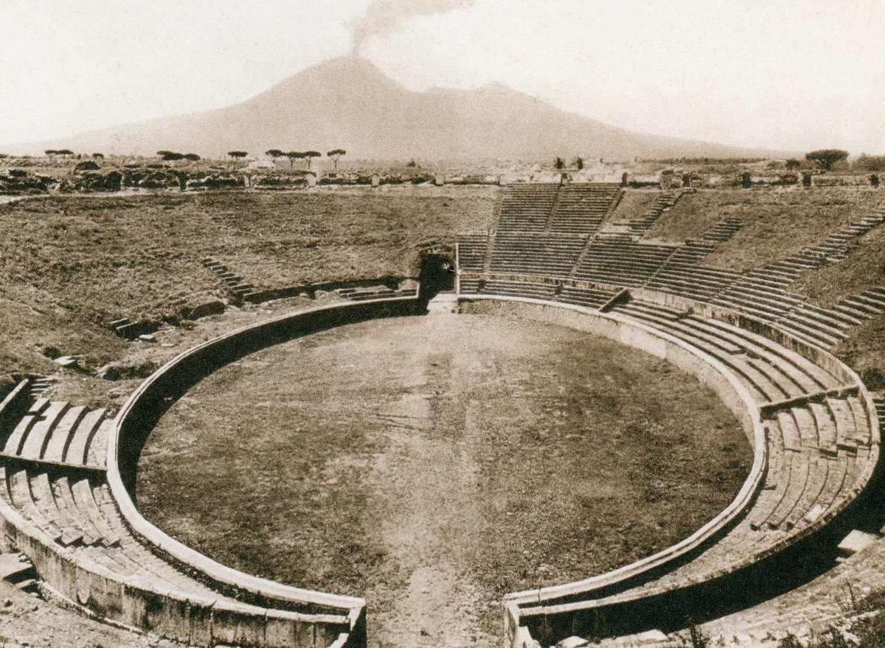 Amphitheater, Pompeji, Italien, um 1900 von Unbekannt