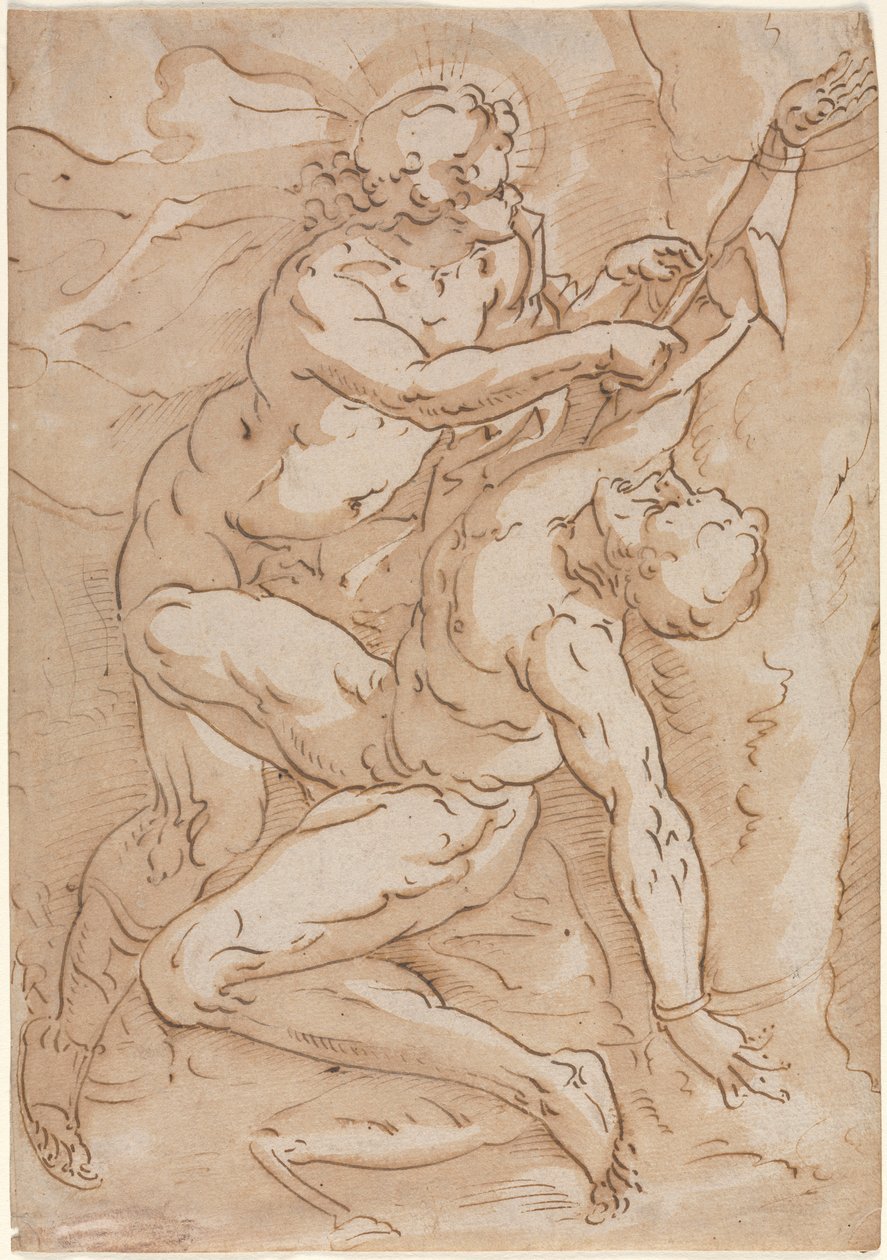 Apollo häutet Marsyas, 16. Jahrhundert von Unbekannt