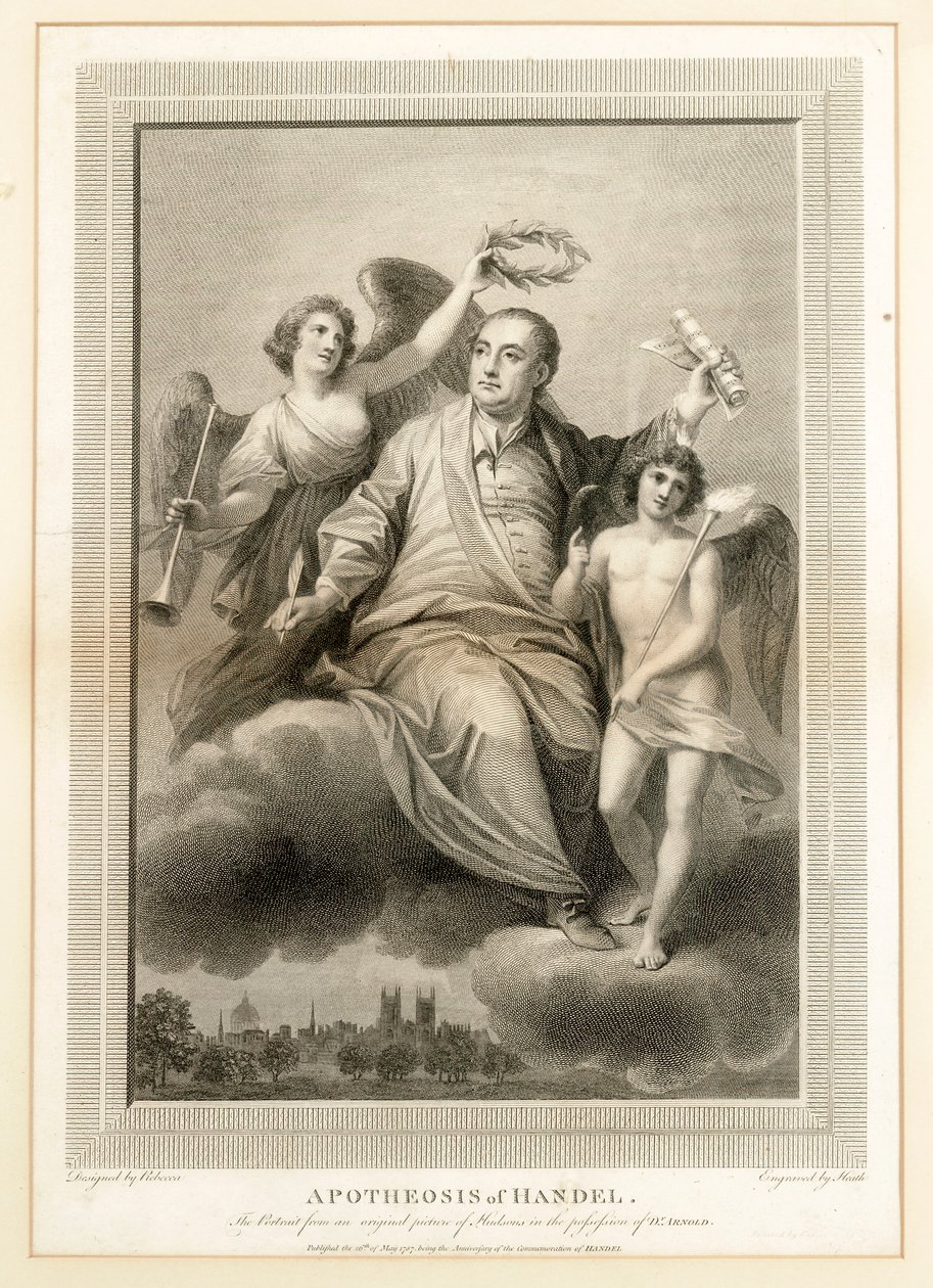Apotheose von Händel von Unbekannt