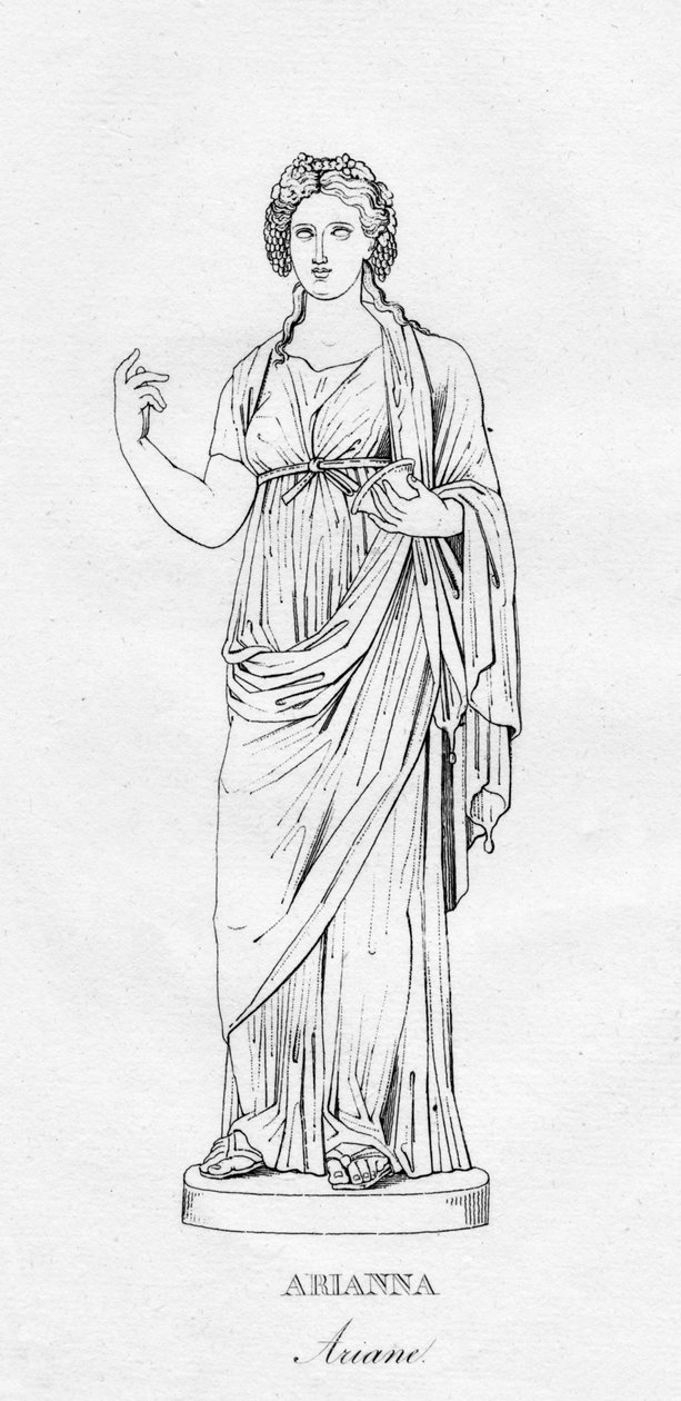 Arianna Ariane, um 1850 von Unbekannt