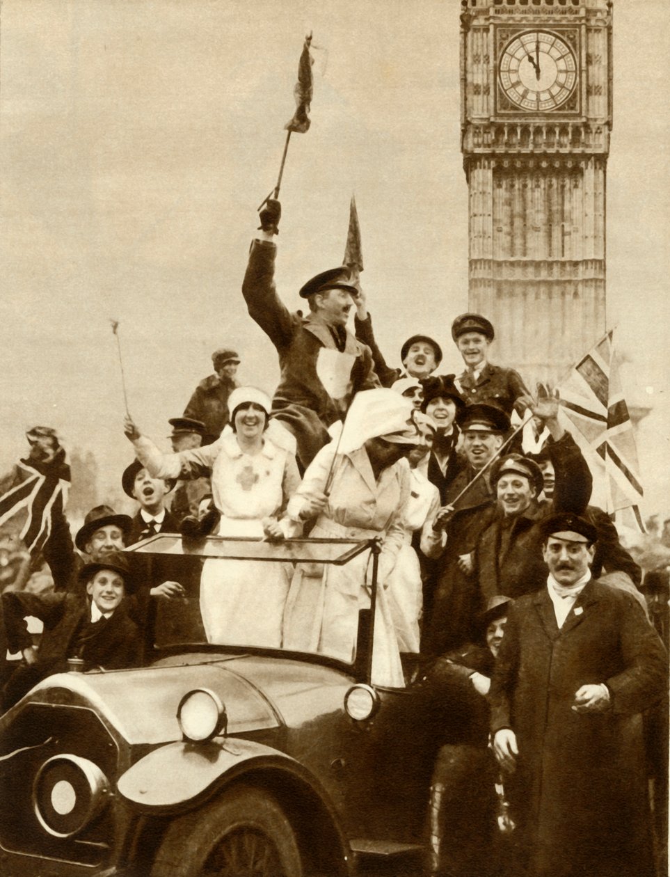 Waffenstillstandstag, London, 11. November 1918 von Unbekannt