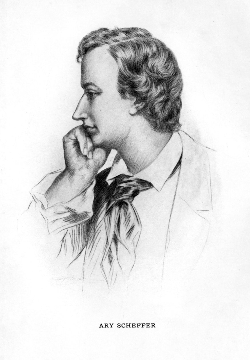 Ary Scheffer, französischer Maler von Unbekannt