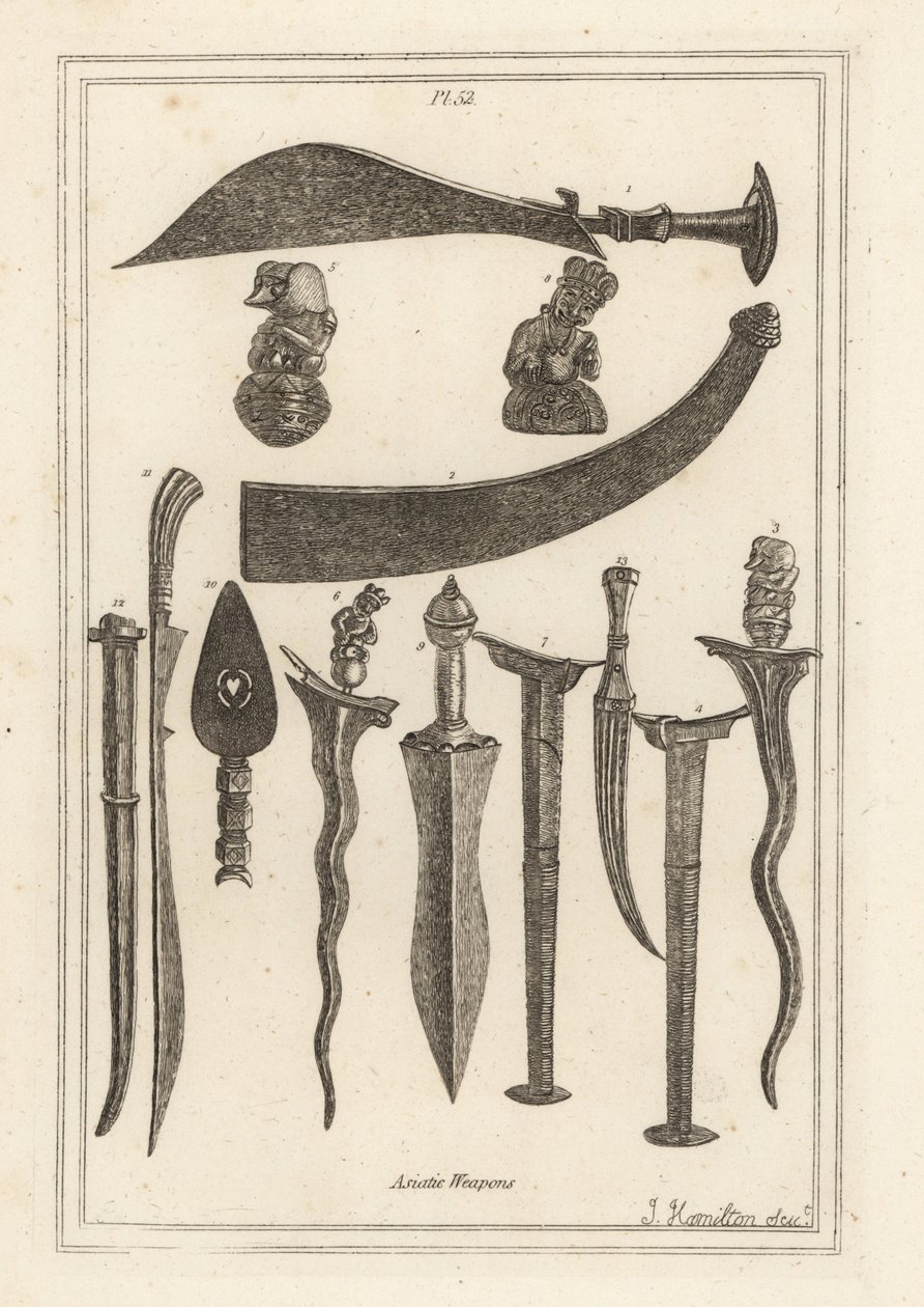 Asiatische Waffen von Unbekannt