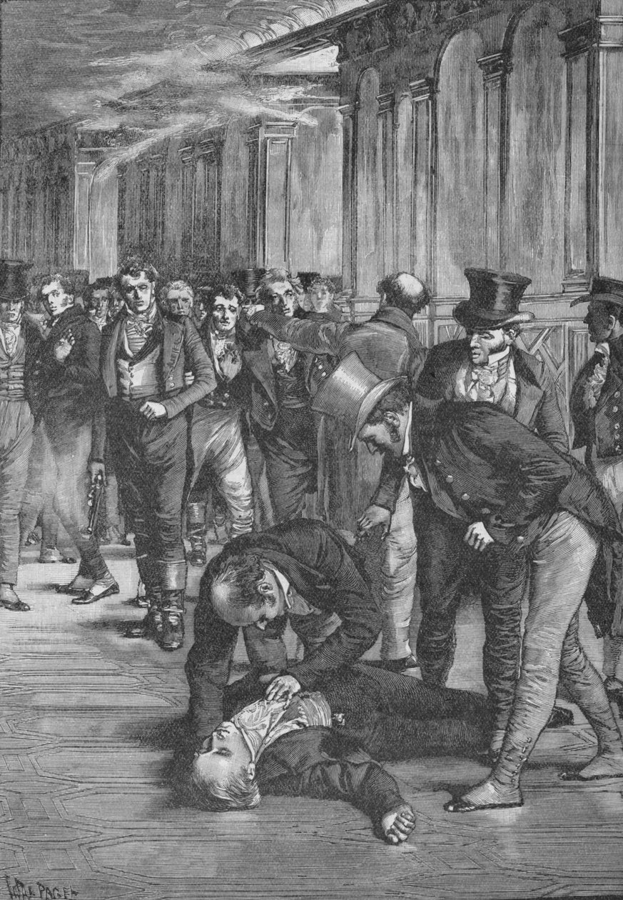 Ermordung von Spencer Perceval von Unbekannt