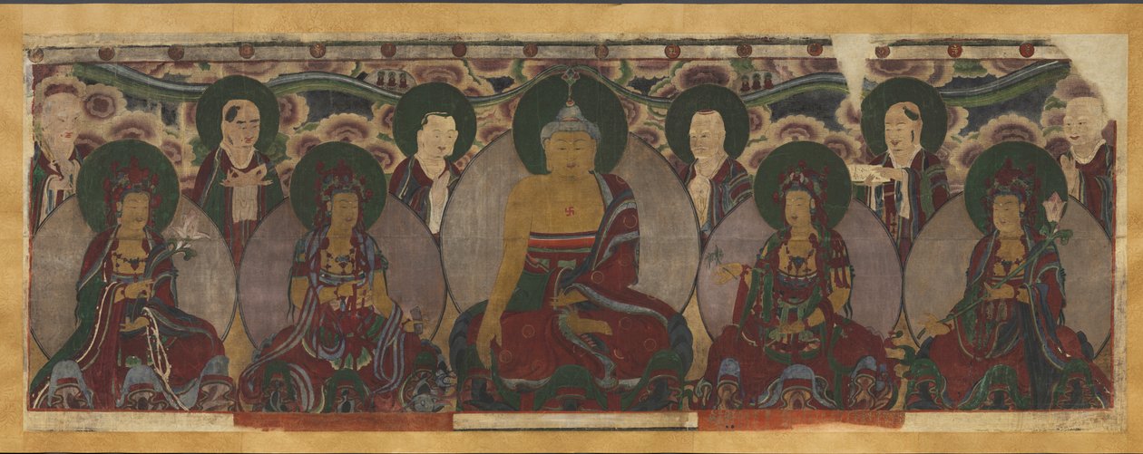 Versammlung buddhistischer Gottheiten, 1846 von Unbekannt