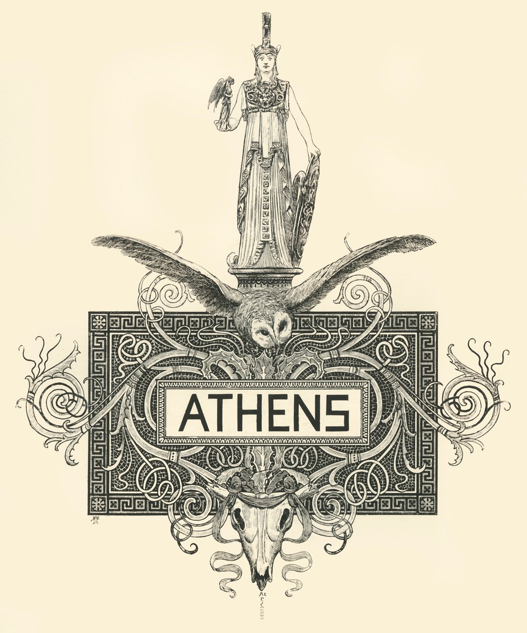 Athen, spätes 19. - frühes 20. Jahrhundert von Unbekannt