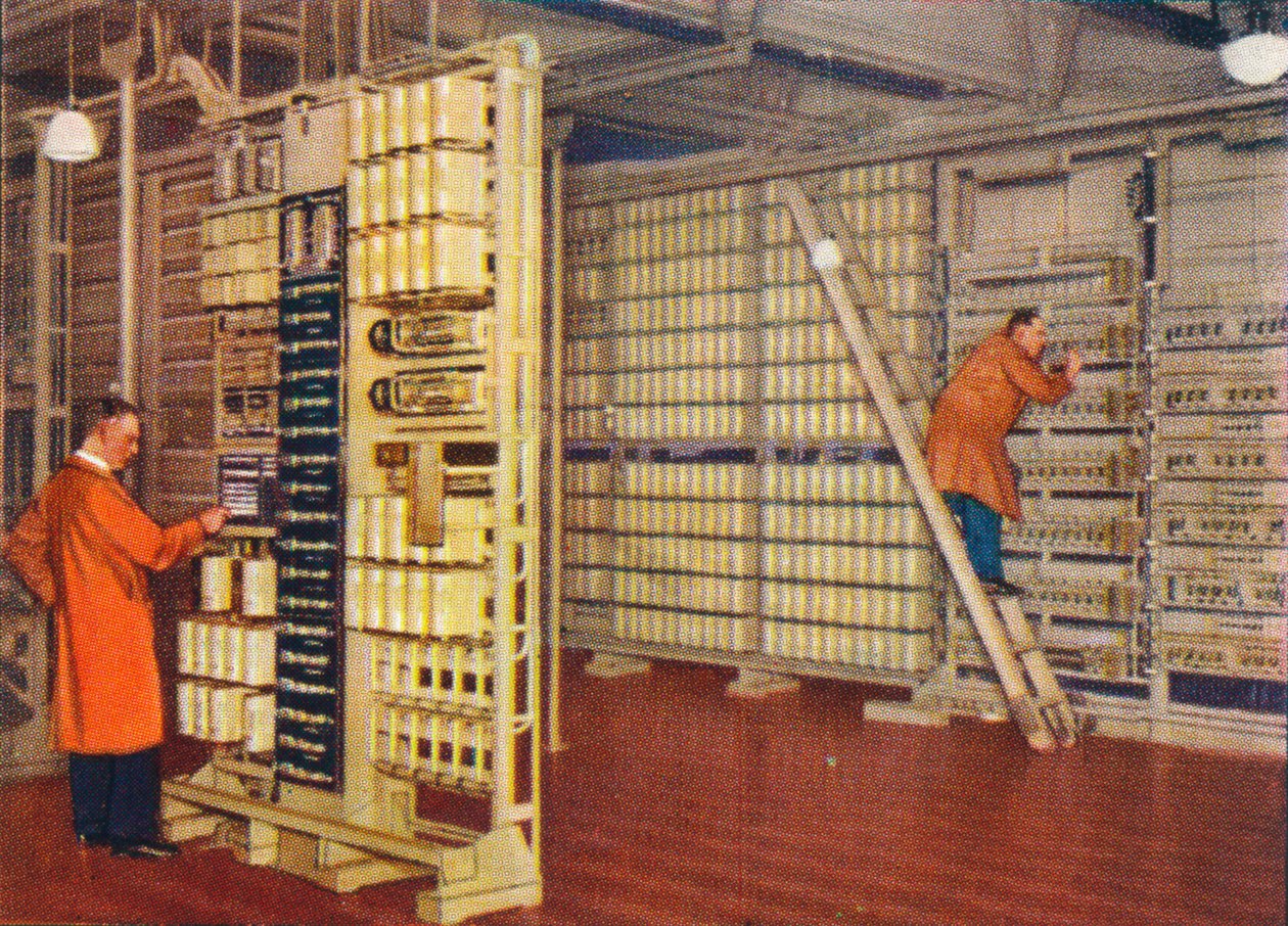 Automatische Telefonzentrale, 1938 von Unbekannt