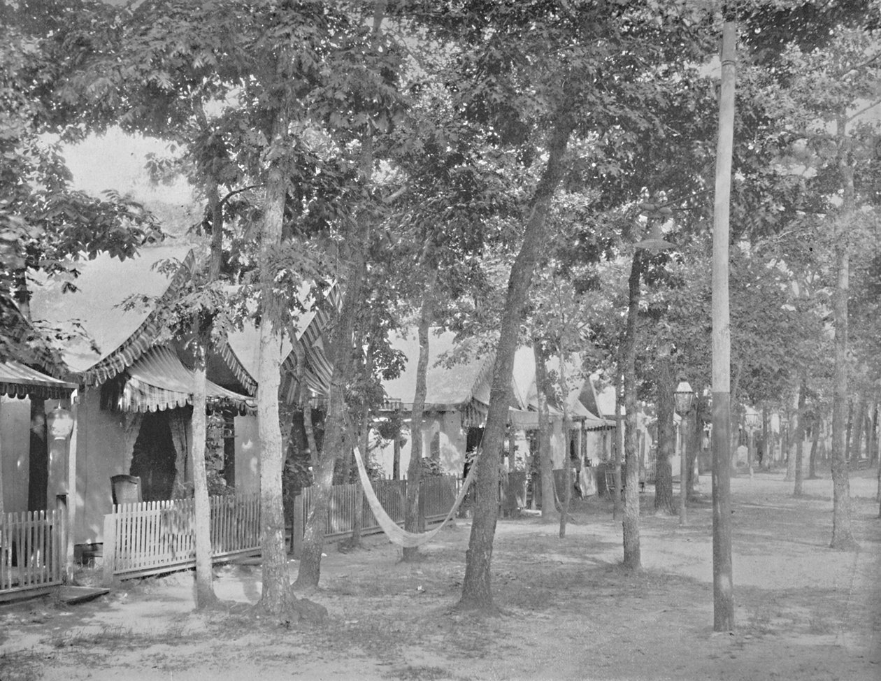 Zeltallee, Ocean Grove, New Jersey, ca. 1897 von Unbekannt