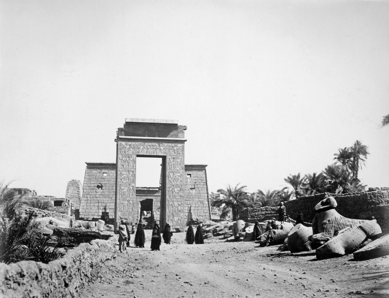 Allee der Sphingen, Karnak, Ägypten, 1878 von Unbekannt