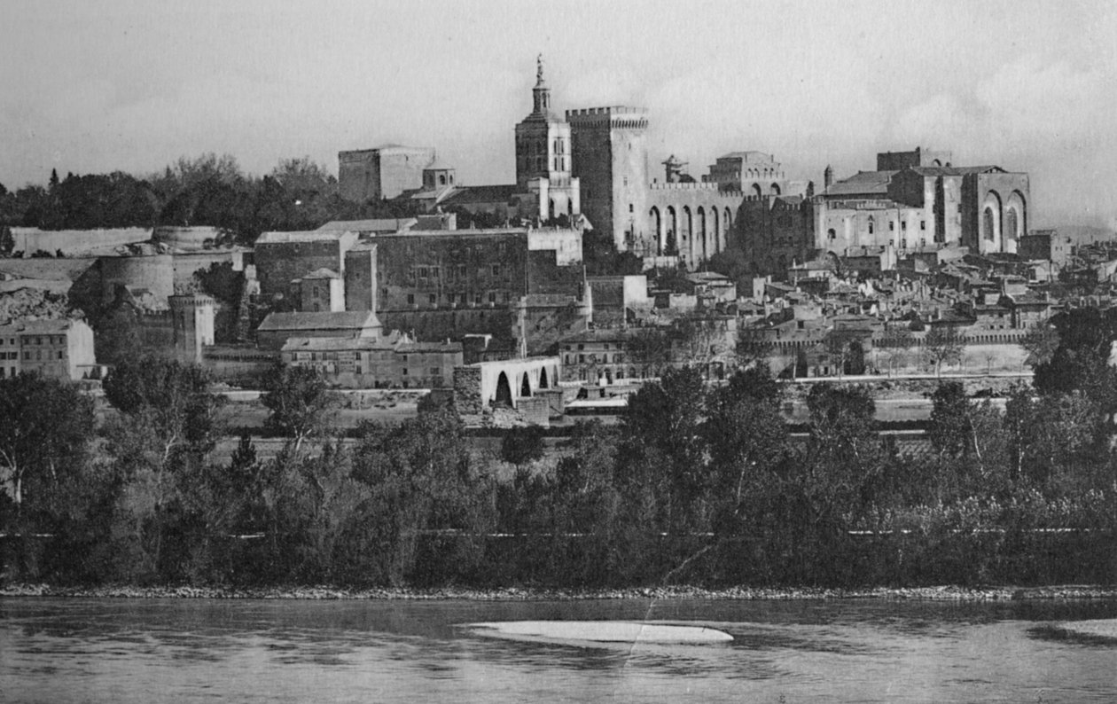 Avignon - Ansicht von Villeneuve, ca. 1925 von Unbekannt