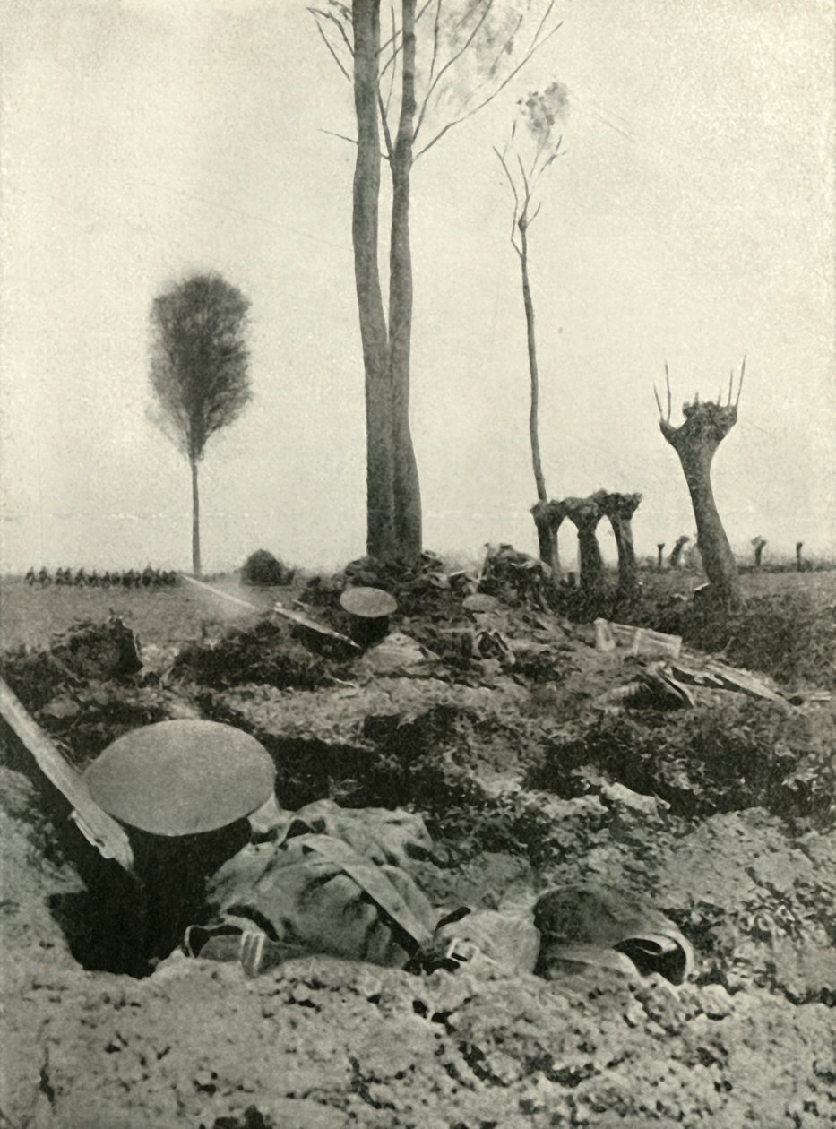 Warten auf den Angriff, 1919 von Unbekannt