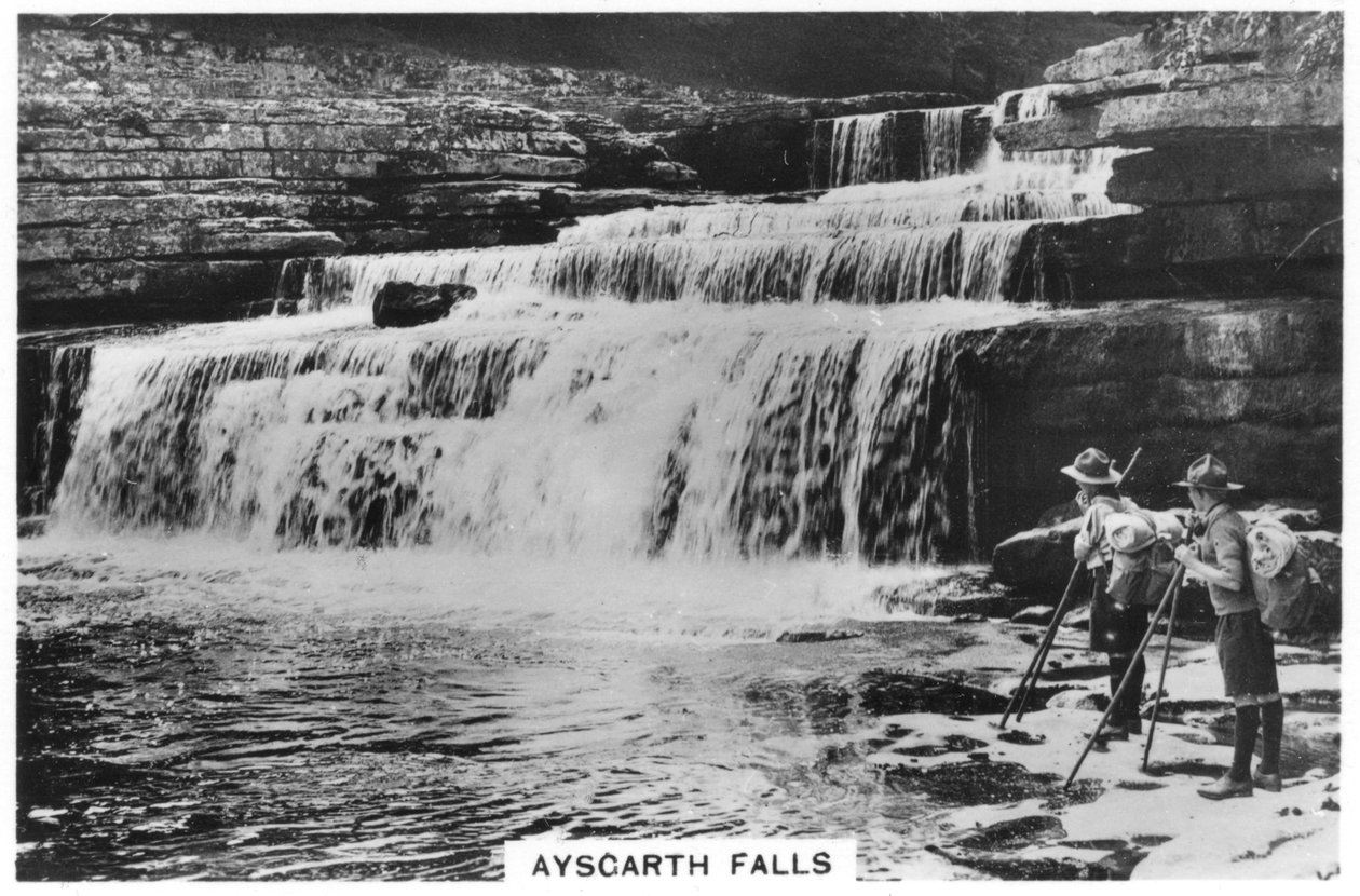 Aysgarth Falls, Wensleydale, Yorkshire Dales, 1937 von Unbekannt