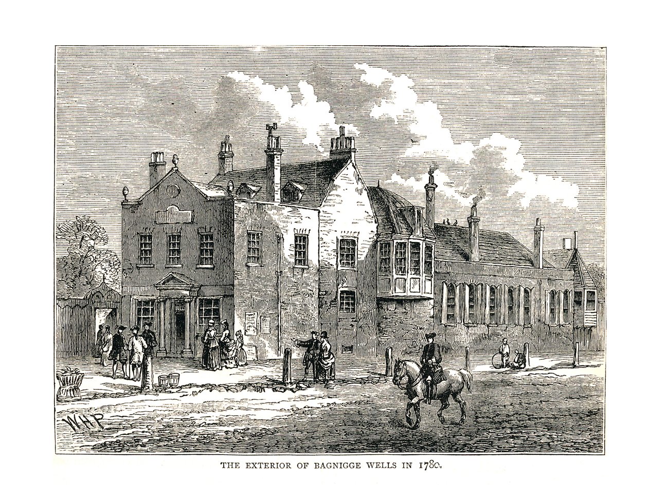 Bagnigge Wells, 1780 von Unbekannt