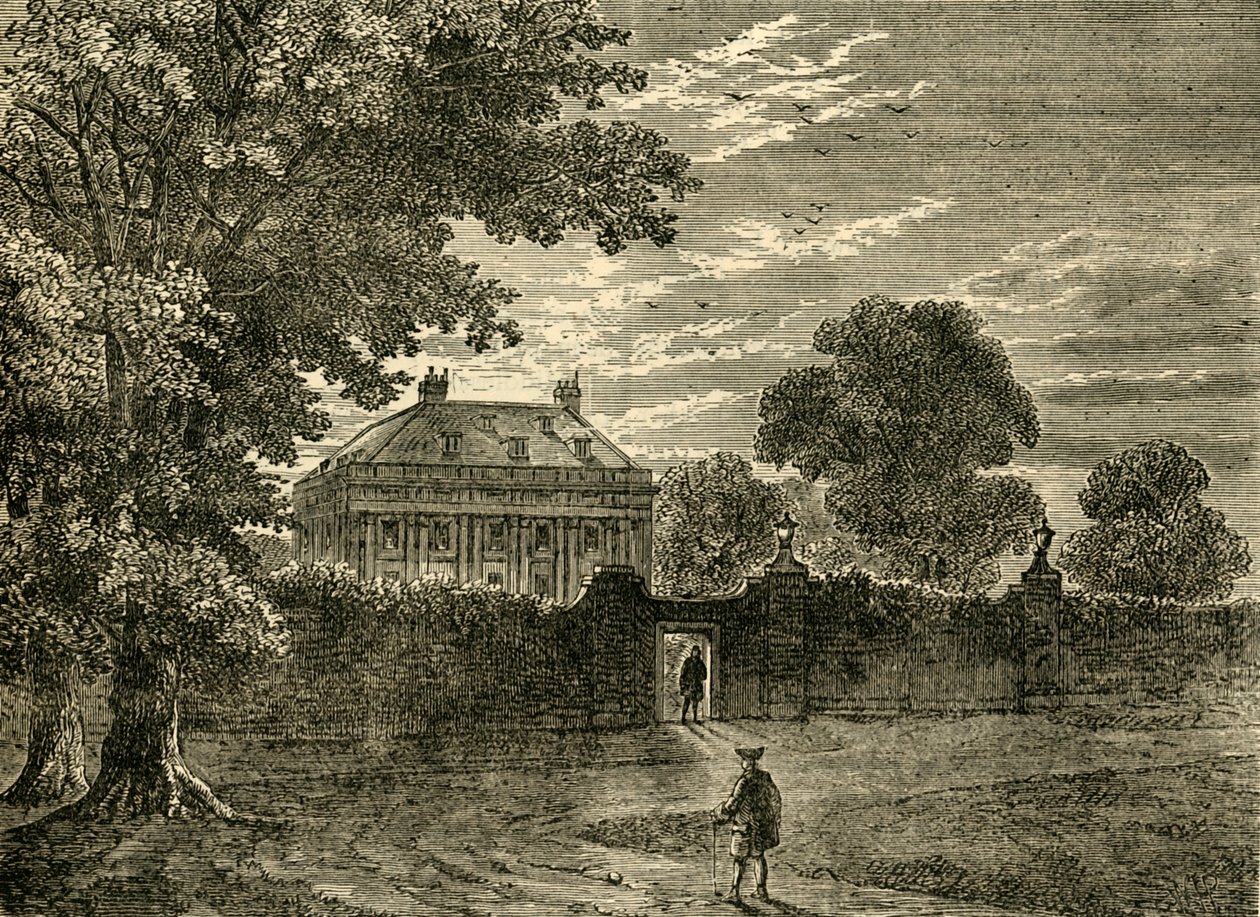 Balmes House im Jahr 1750, ca. 1876 von Unbekannt