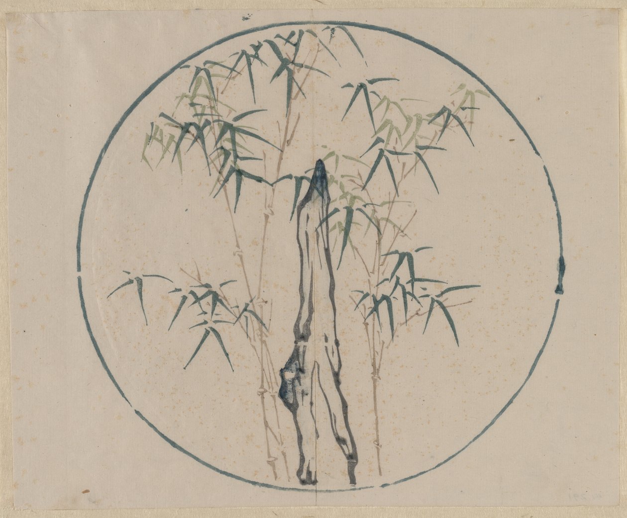 Bambus und Felsen, 1368-1644 von Unbekannt