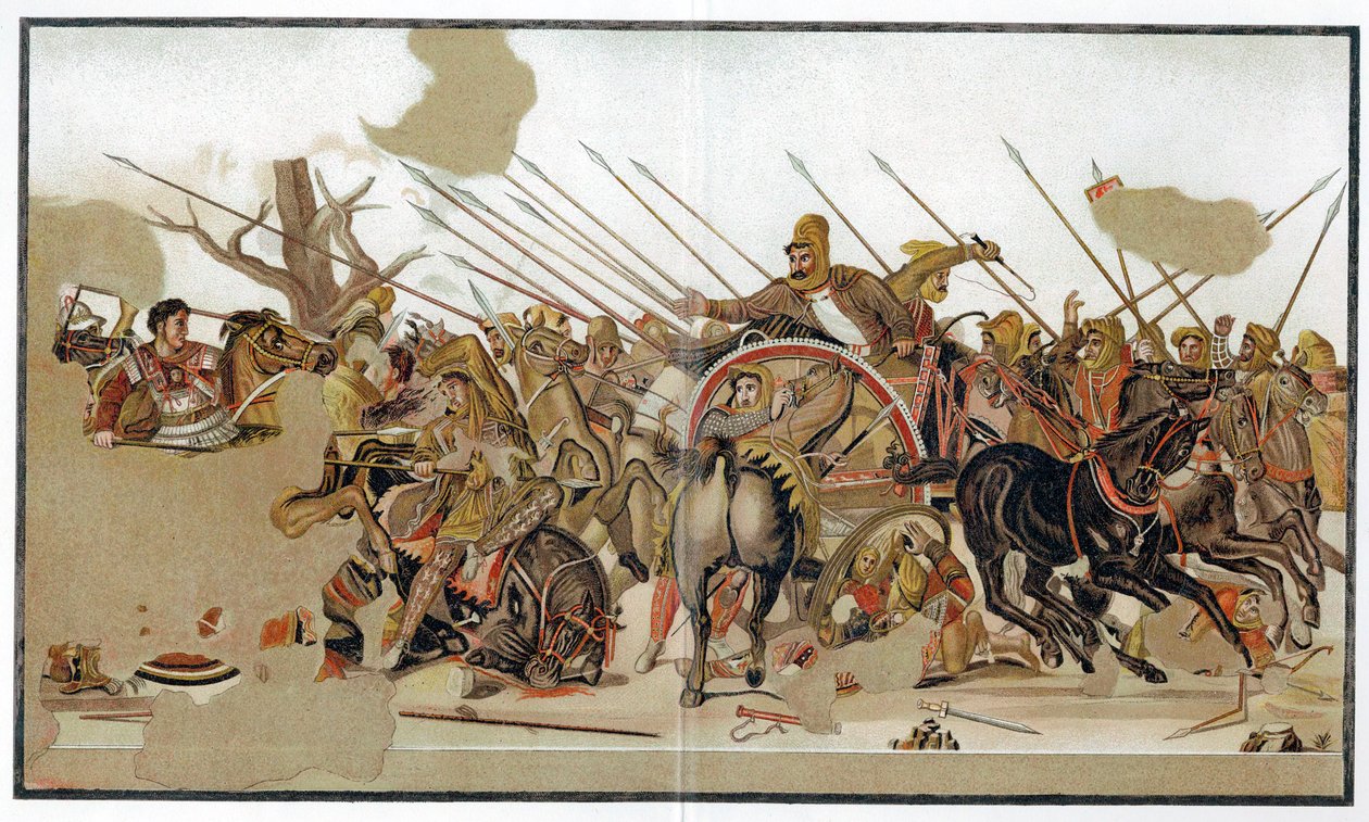 Schlacht bei Issos, 333 v. Chr., 1. Jahrhundert n. Chr. von Unbekannt