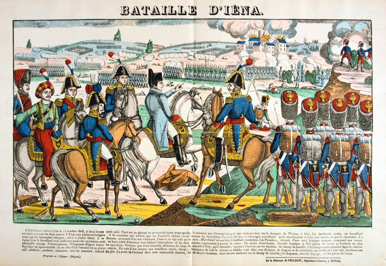 Schlacht bei Jena, 14. Oktober 1806, um 1835 von Unbekannt