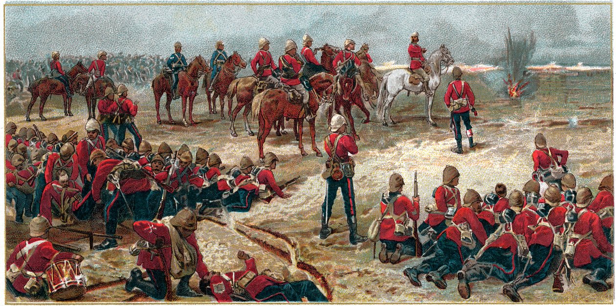 Schlacht von Tel-el-Kebir, Ägypten, 13. September 1882, 1887 von Unbekannt