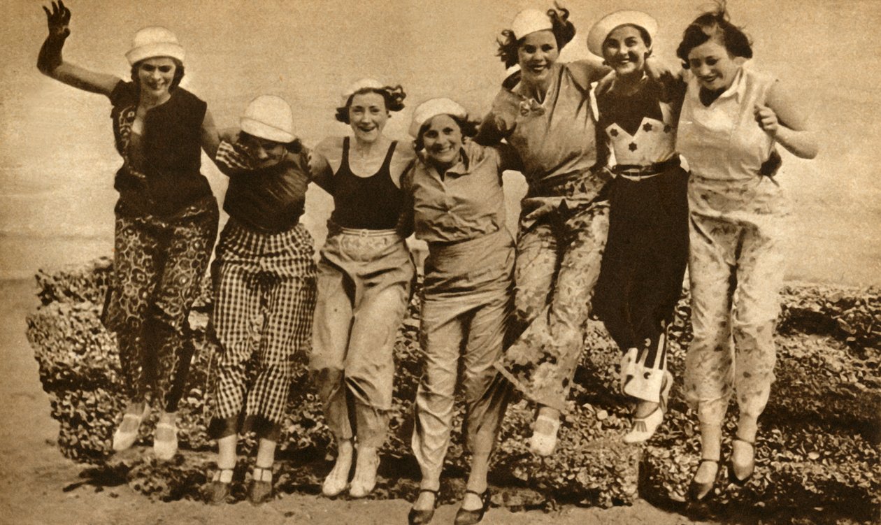 Strandpyjamas, 1930, 1933 von Unbekannt
