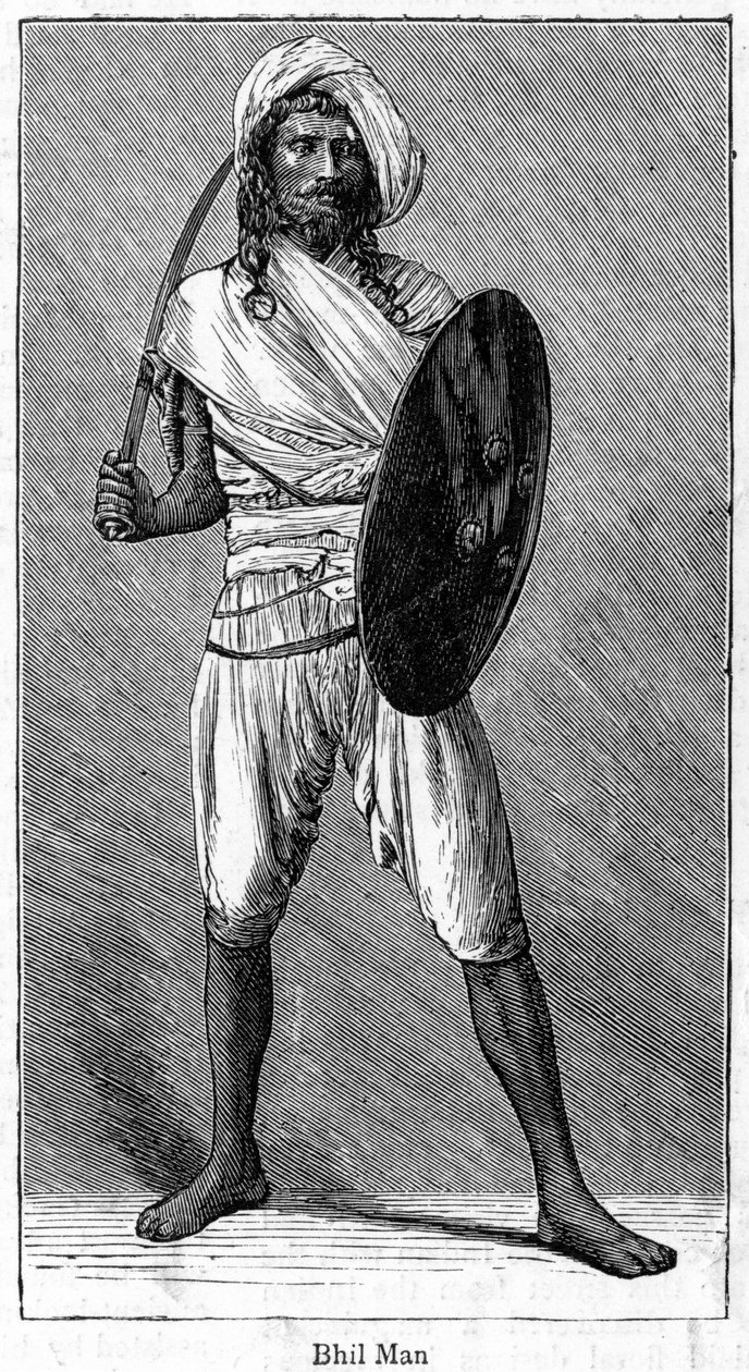 Bhil-Mann, 1886 von Unbekannt
