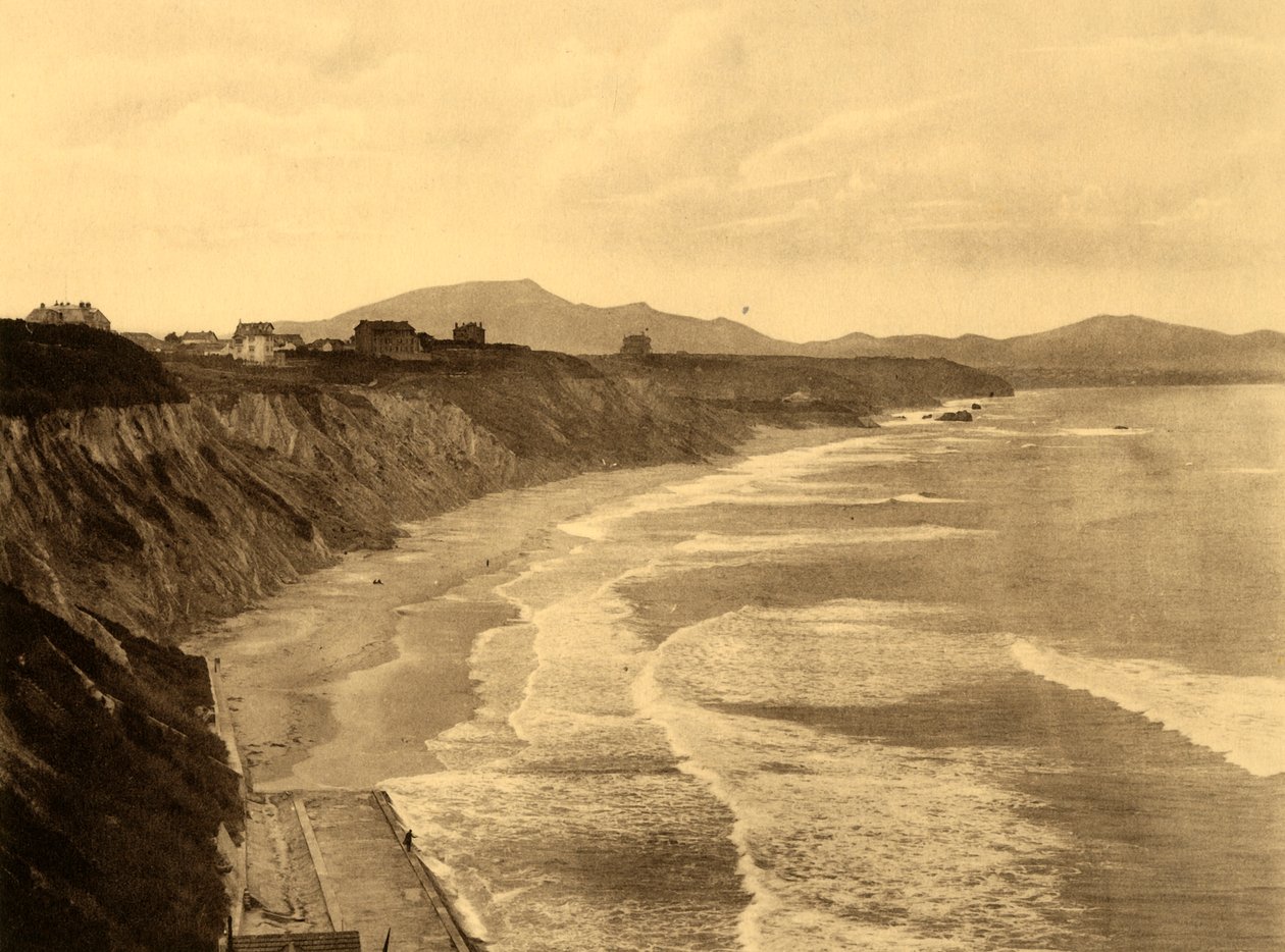 Biarritz - La Côte des Basques, ca. 1930 von Unbekannt