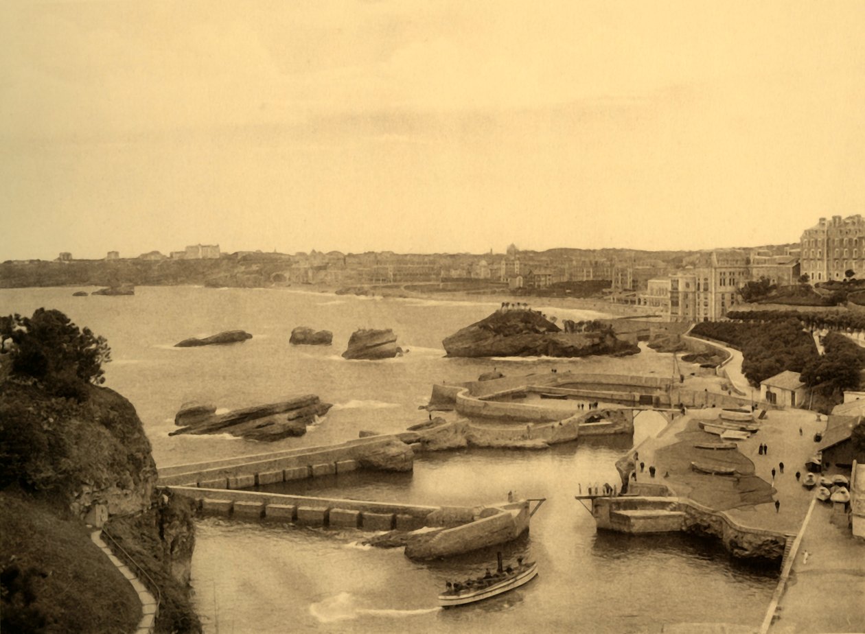 Biarritz - Der Fischerhafen, ca. 1930 von Unbekannt