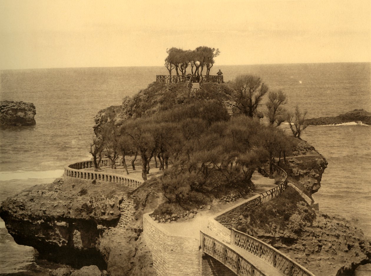 Biarritz - Le Rocher du Basta, ca. 1930 von Unbekannt
