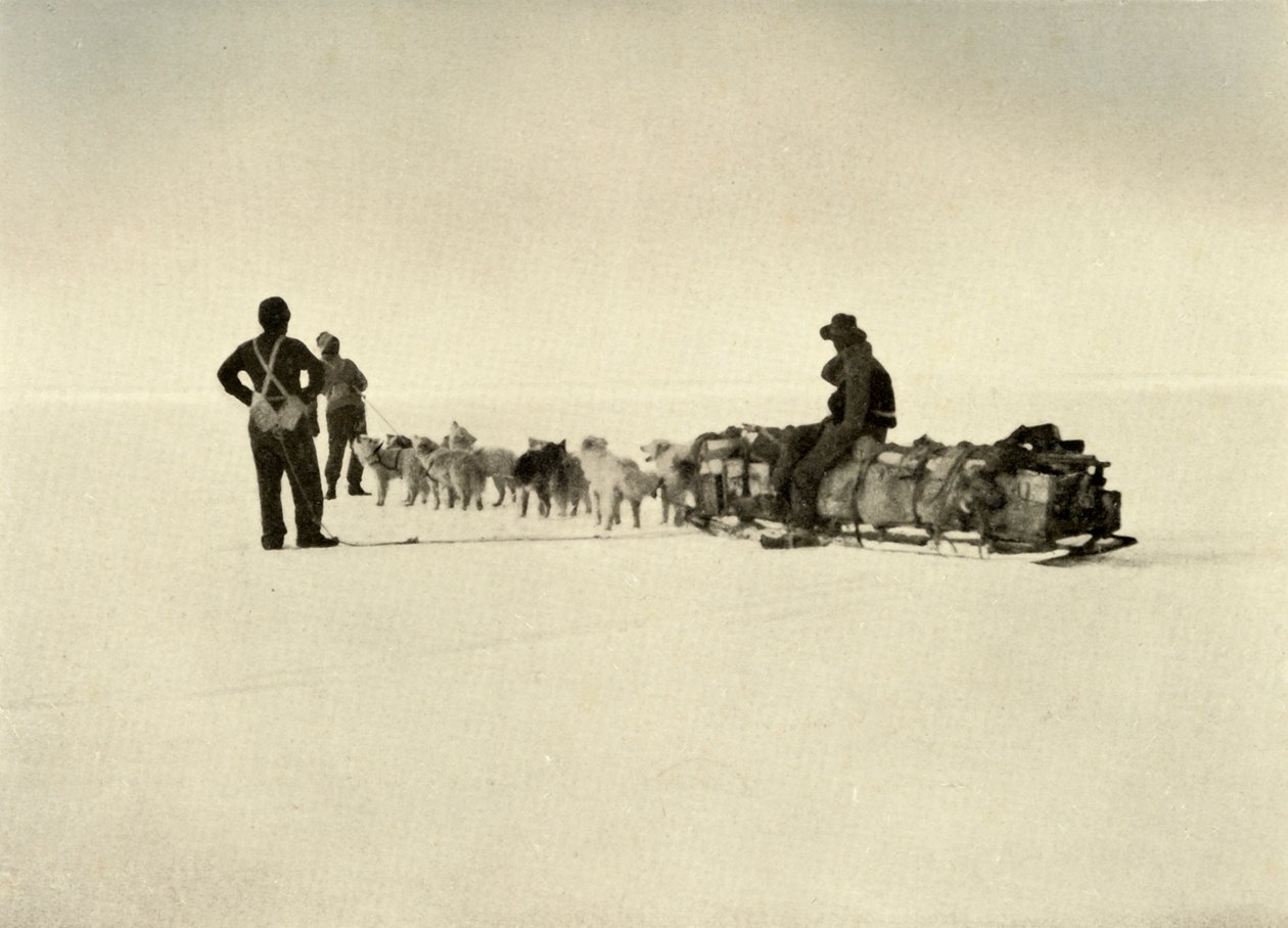 Bluff Depot Party an der Barriere, ca. 1908, 1909 von Unbekannt