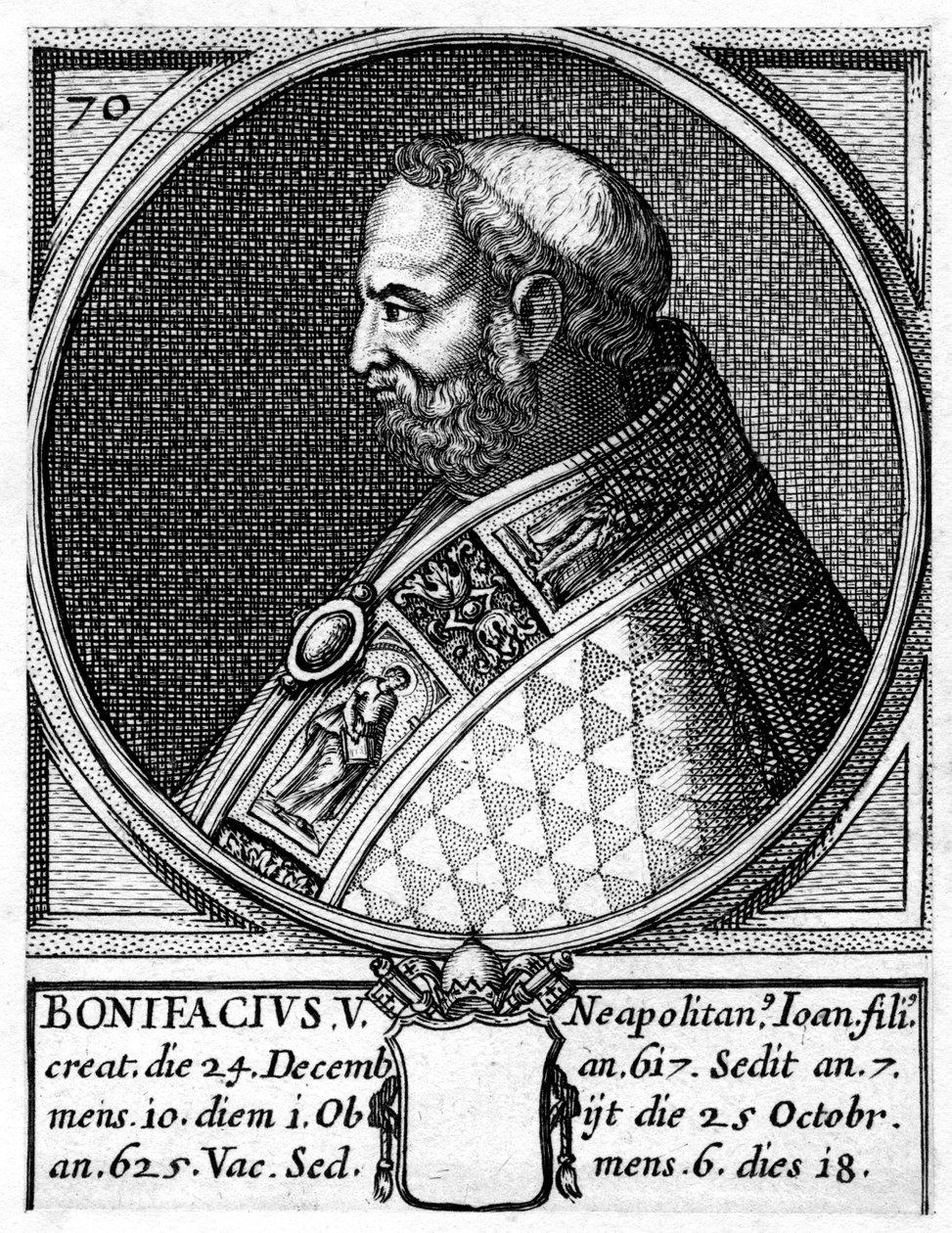Bonifatius V., Papst der katholischen Kirche von Unbekannt