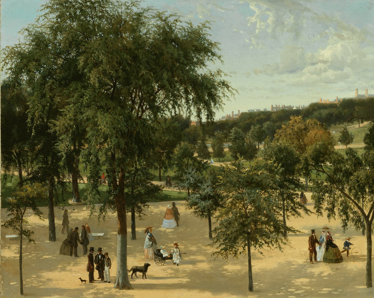 Boston Common, 1850-63 von Unbekannt