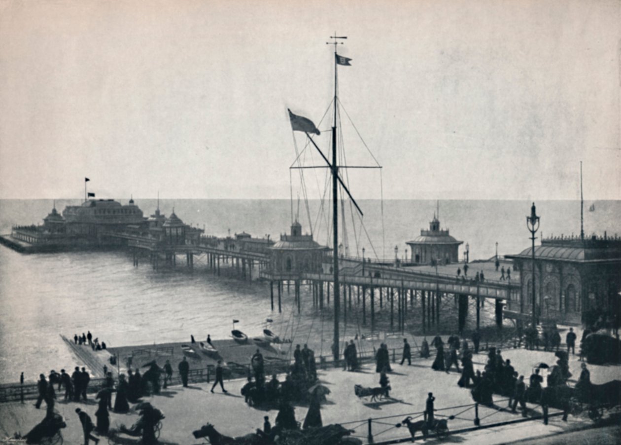 Brighton - Der Westpier, 1895 von Unbekannt