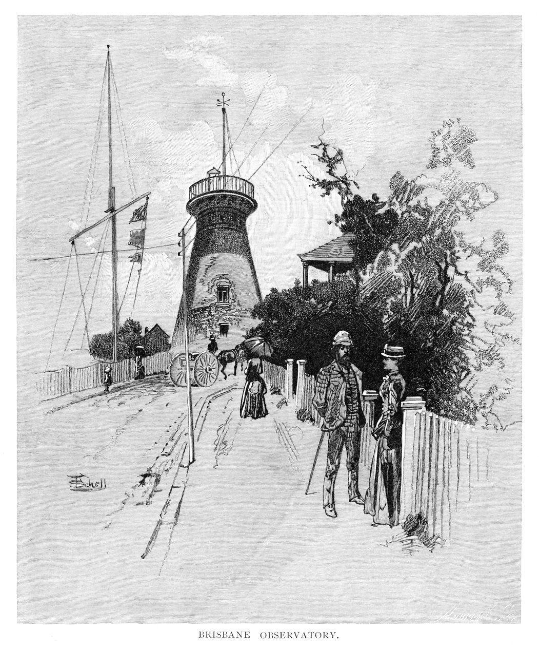 Brisbane-Observatorium, 1886 von Unbekannt