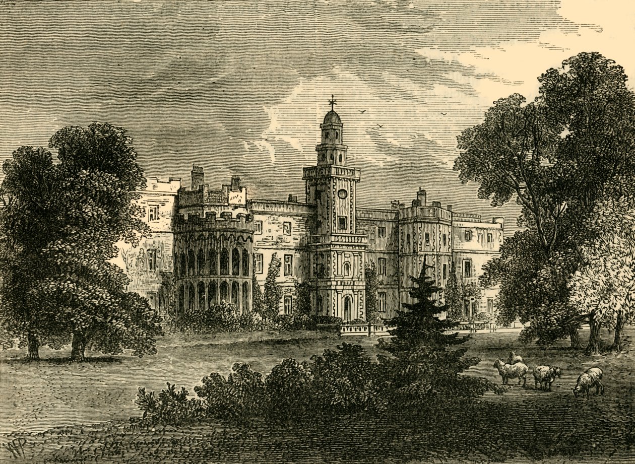 Bruce Castle, um 1876 von Unbekannt