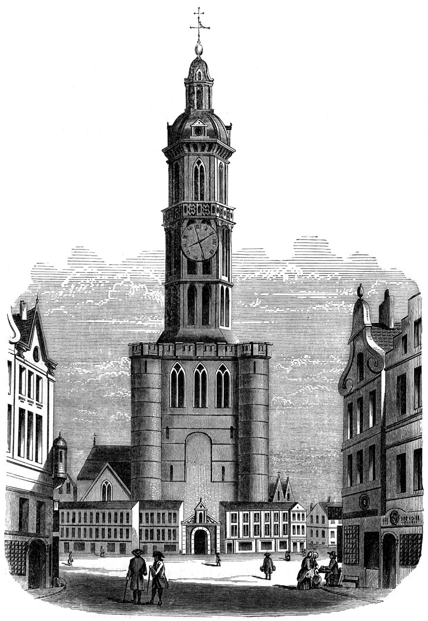 Rathaus von Brüssel, 17. Jahrhundert 1849 von Unbekannt