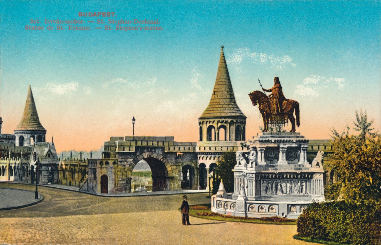 Budapest - St. Stephans-Statue, ca. 1900 von Unbekannt