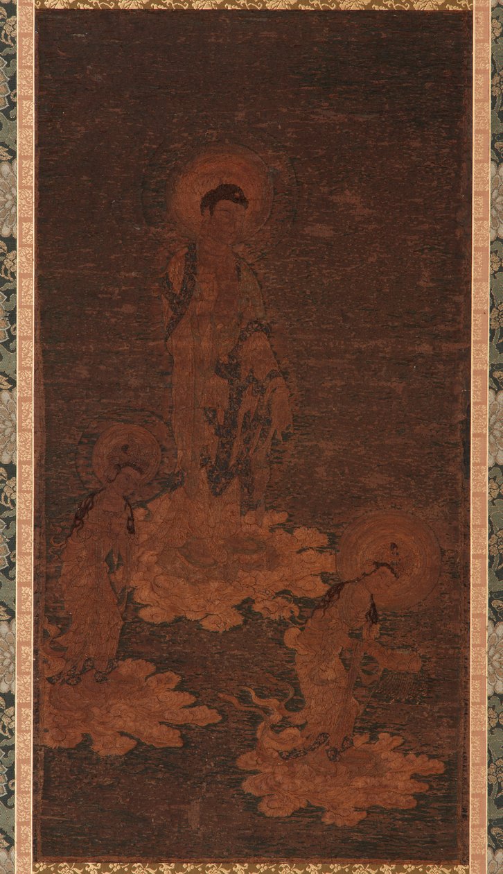 Buddha Amidas willkommener Abstieg von Unbekannt
