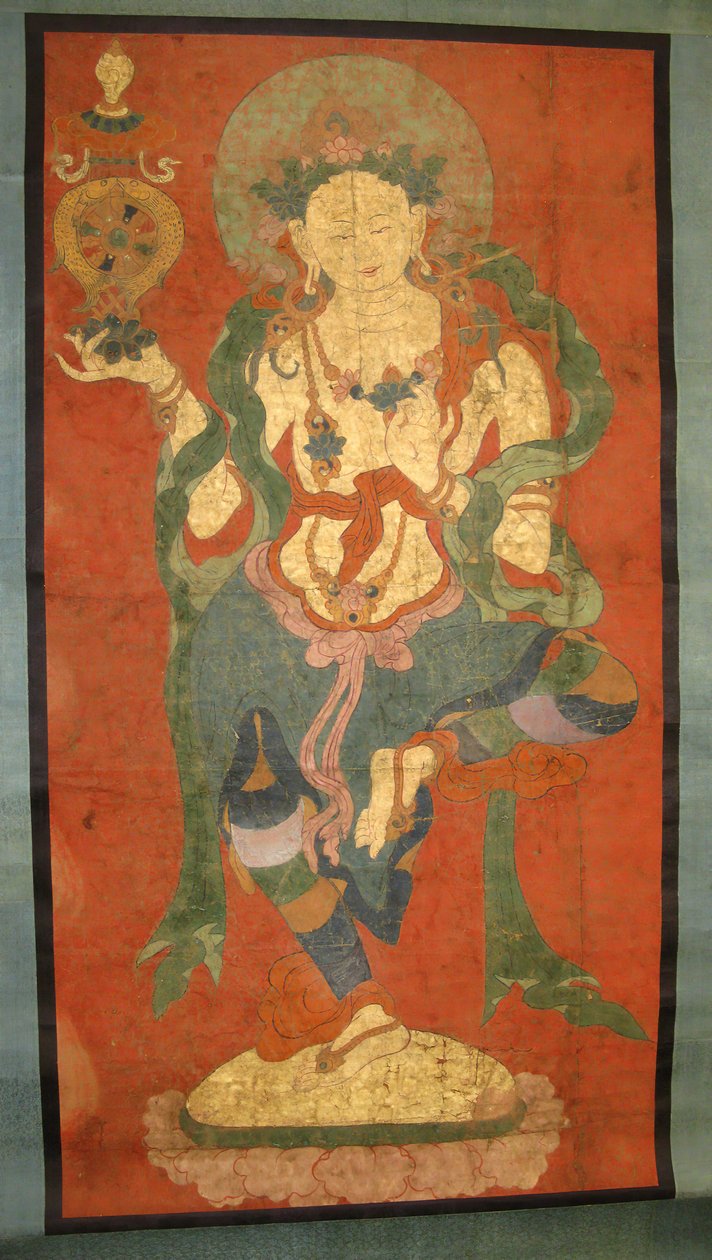 Buddhistischer Begleiter, möglicherweise eine Dakini, späte 18. Jahrhundert von Unbekannt