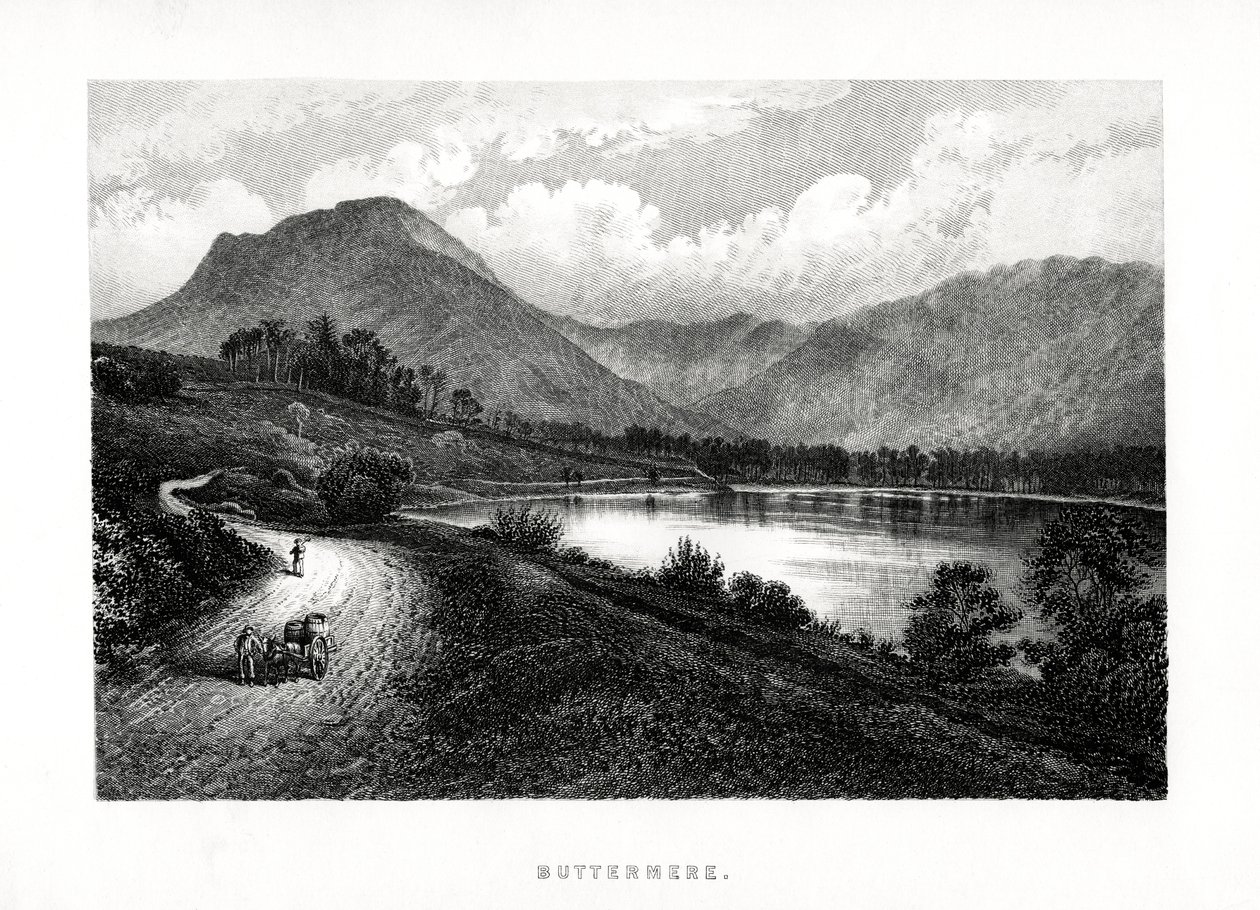Buttermere, Lake District, Cumbria, 1896 von Unbekannt