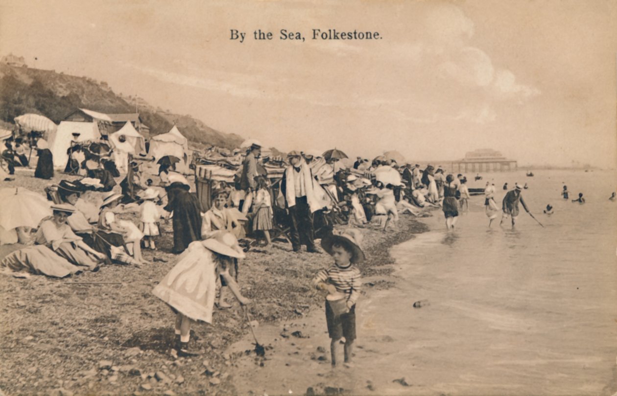 Am Meer, Folkestone von Unbekannt