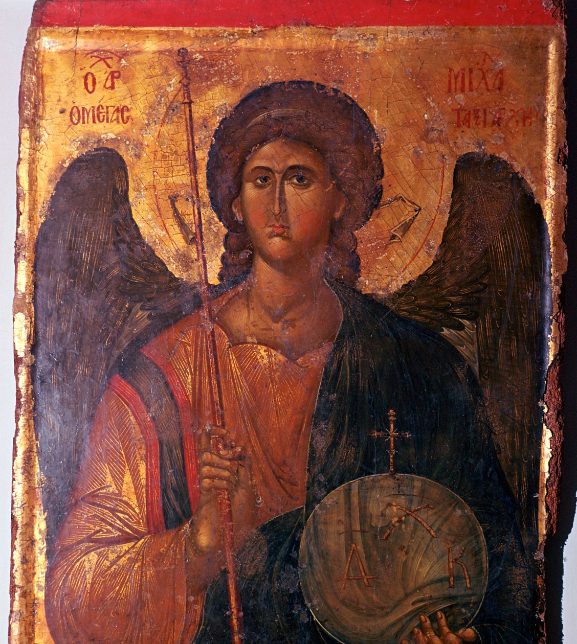 Byzantinische Ikone des Erzengels Michael, 14. Jahrhundert von Unbekannt