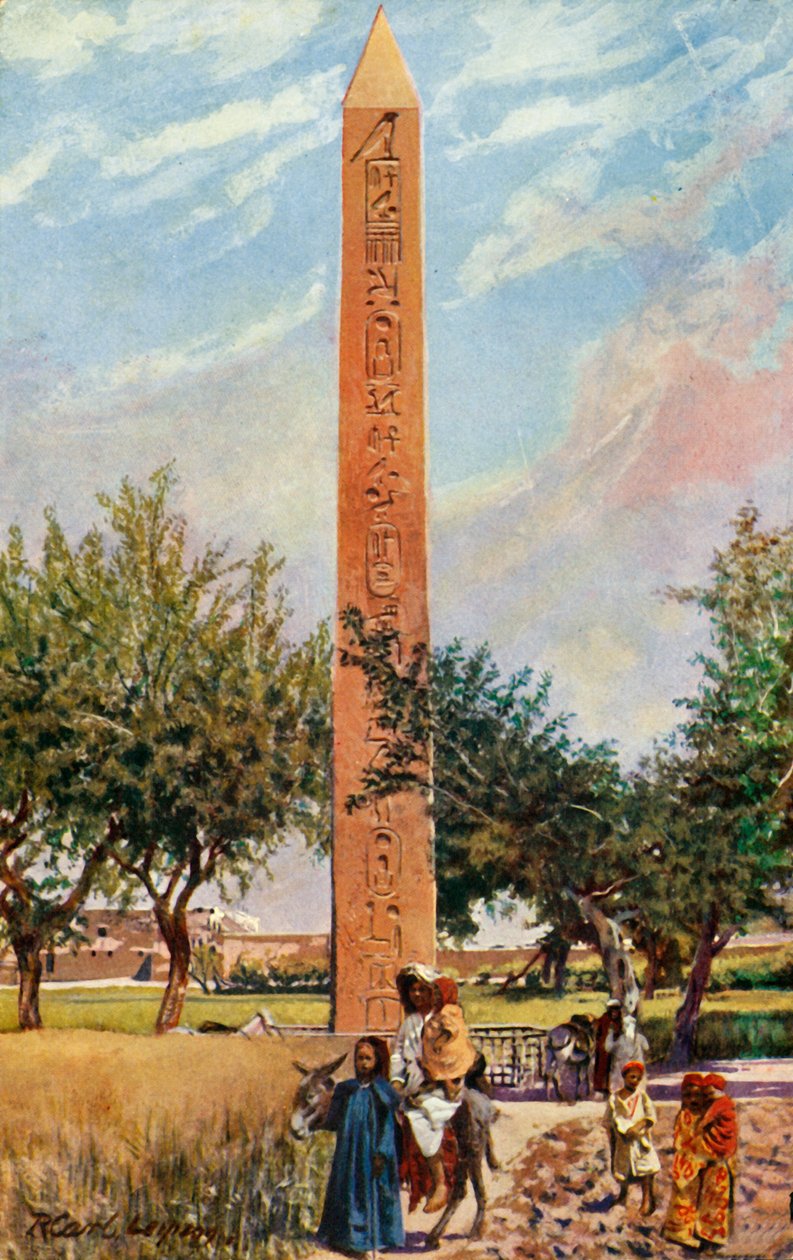 Kairo: Der Obelisk von Eliopolis, ca. 1918-ca. 1939 von Unbekannt