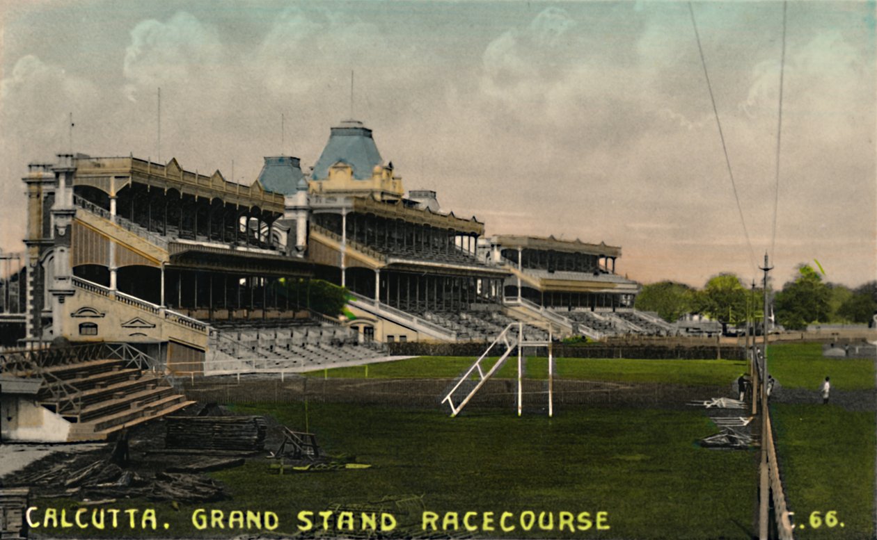 Kalkutta. Grand Stand Rennbahn, ca. 1930er Jahre von Unbekannt