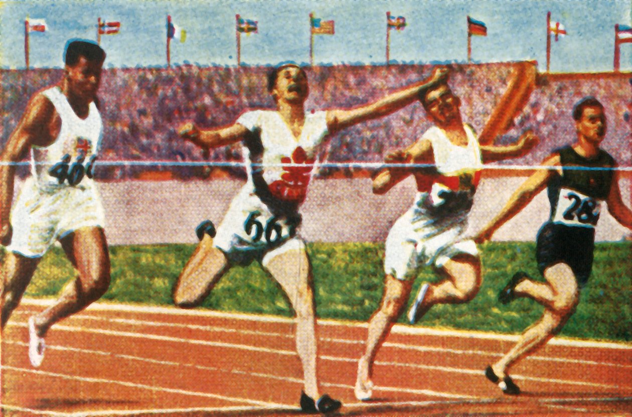 Kanadischer Sprinter Percy Williams, 1928 von Unbekannt