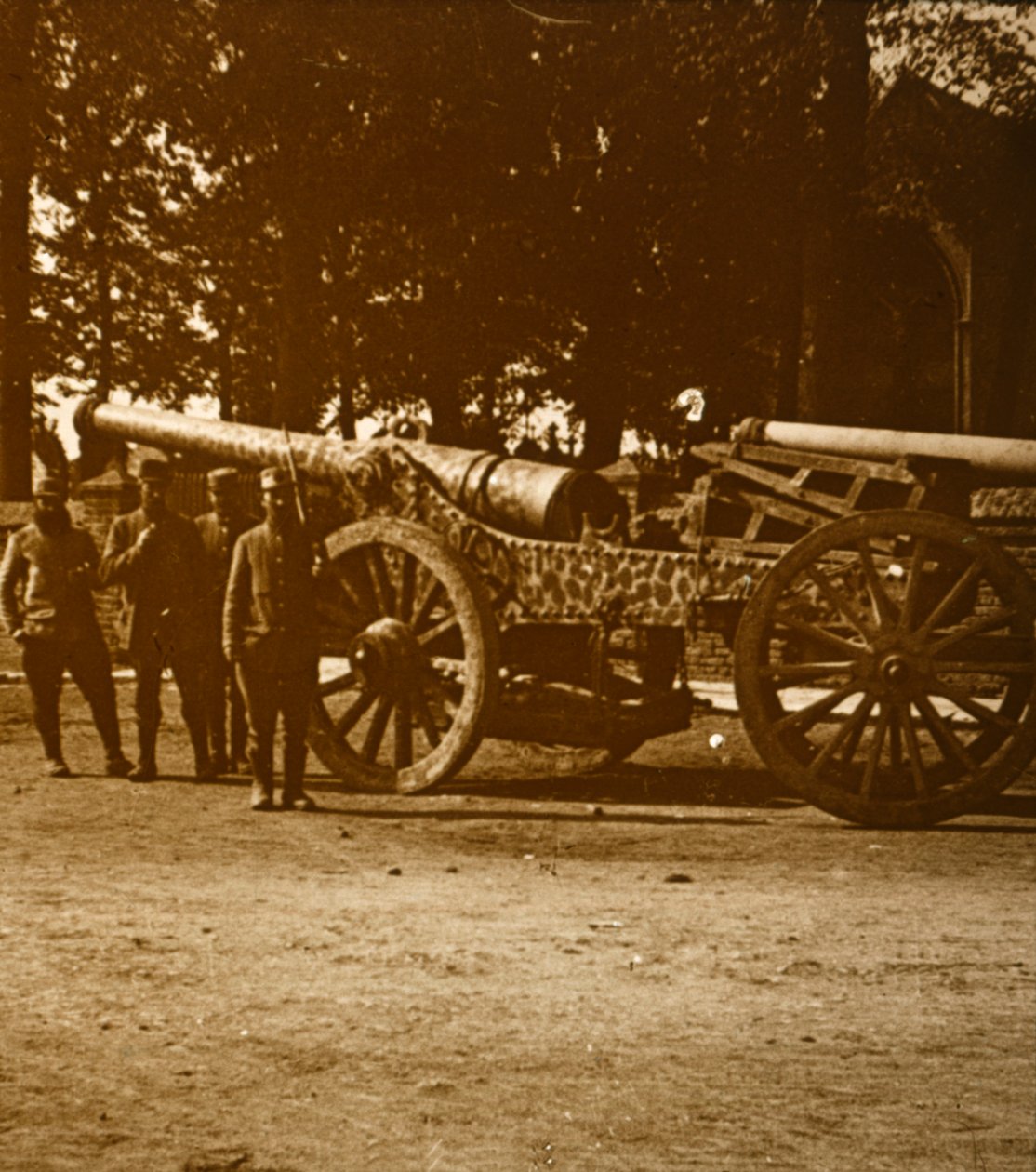 Kanone, ca. 1914-1918 von Unbekannt