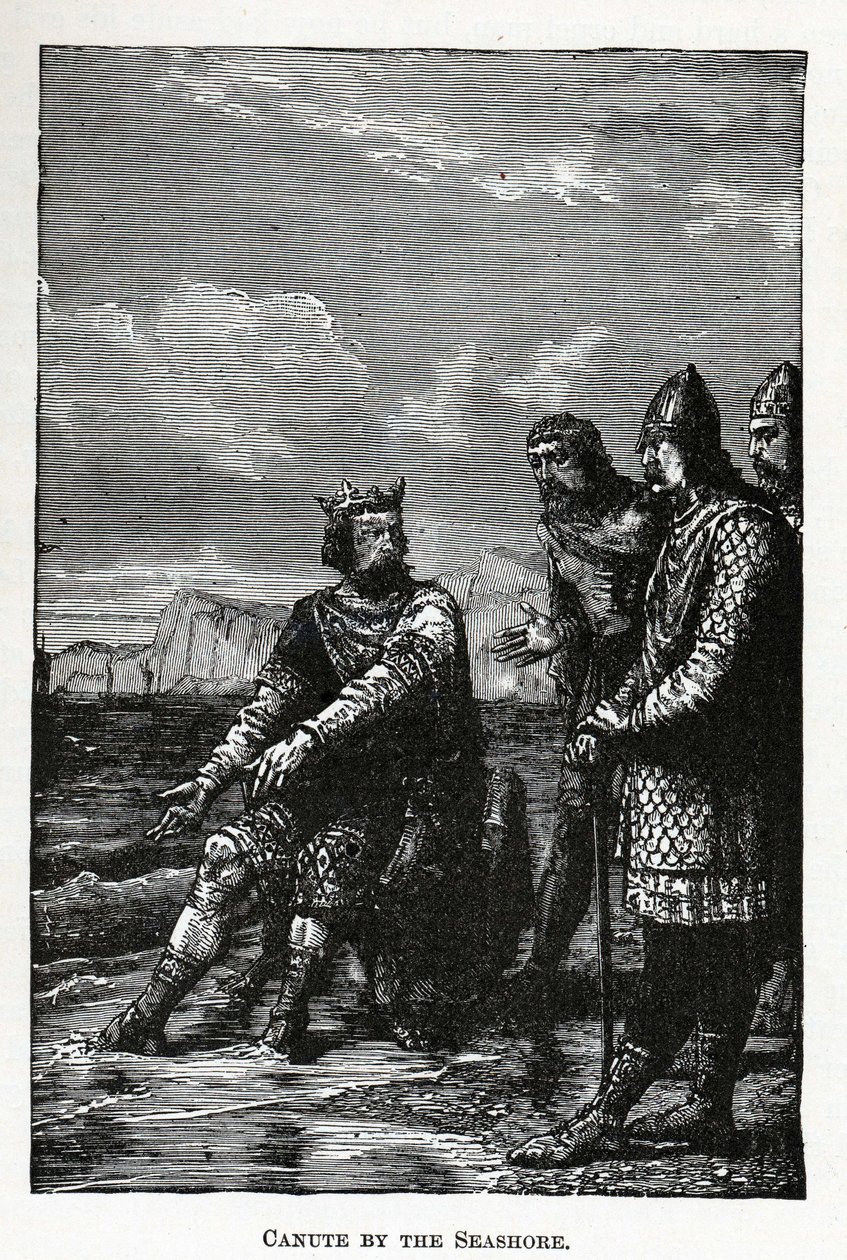 Knud am Meeresufer, 1882 von Unbekannt