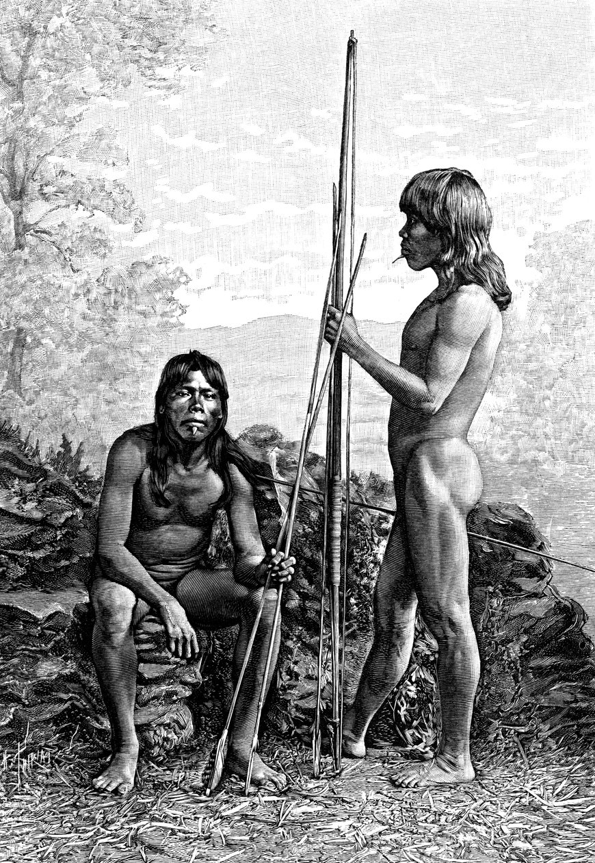 Caraya-Indianer, Südamerika, 1895 von Unbekannt